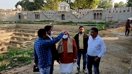 विधायक ने एसके अस्पताल व नेहरु पार्क का किया निरीक्षण, अस्पताल व पार्क को अत्याधुनिक बनाने का दावा