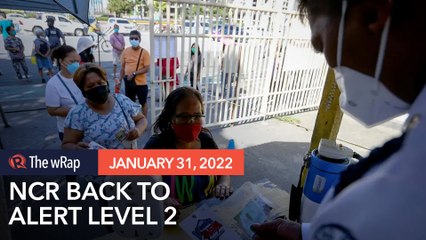 Metro Manila, 7 other areas ease to Alert Level 2 from February 1