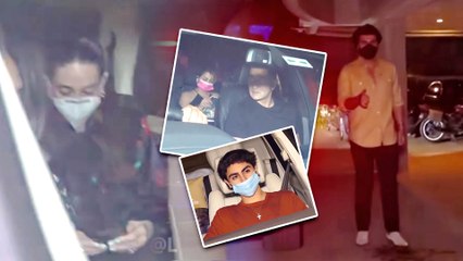 Arjun Kapoor, Malaika Arora & Others Papped Leaving From Kareena Kapoor's House
