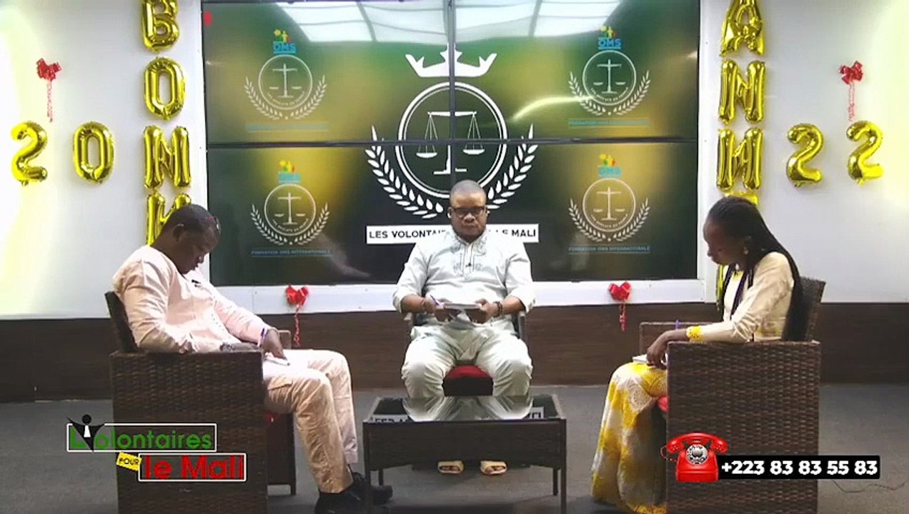 LES VOLONTAIRES POUR LE MALI. EMISSION N°1 LE CRI DE COEUR D'UNE VICTIME