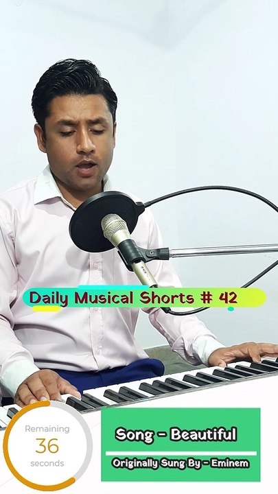 Beautiful [Eminem] (Cover)| (Daily Musical Shorts #42) | Acorn Wolve | #Shorts