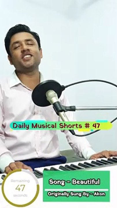 Beautiful [Akon] (Cover) | (Daily Musical Shorts #47) | Acorn Wolve | #Shorts