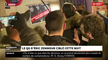 Morandini Live: Le président de l'Union des Etudiants Juifs de France explique, face à Stanislas Rigault de Génération Z, pourquoi ils s'en sont pris au QG d'Eric Zemmour en le traitant de négationniste - Regardez