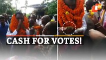 Viral Video: Odisha ‘Sarpanch Candidate’ Found Distributing Money To Voters!