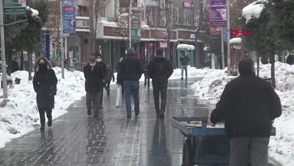 BOLU KENT MERKEZİNDE KAR YAĞIŞI