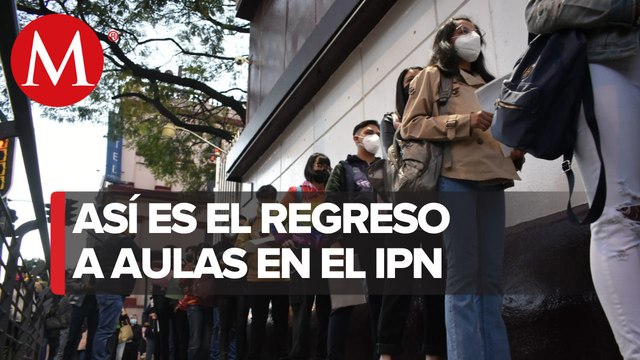 Inician clases híbridas alumnos de la UNAM e IPN