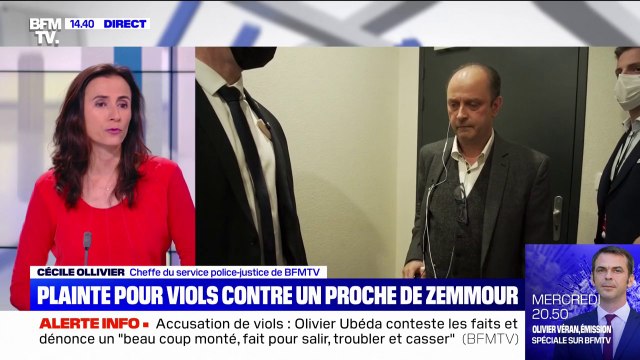 Olivier Ubéda, proche conseiller en communication d'Éric Zemmour, visé par une plainte pour viols
