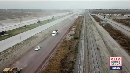 Vialidades inconclusas a 49 días de la inauguración del AIFA