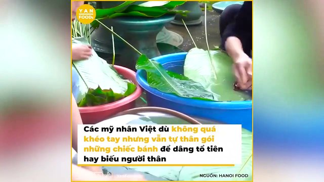 Mỹ nhân Việt thi nhau gói bánh chưng_ Xoài Non hớn hở khoe thành quả