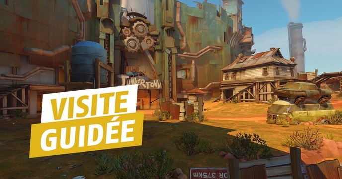 Overwatch : un pro découvre pour la première fois la nouvelle map Junkertown