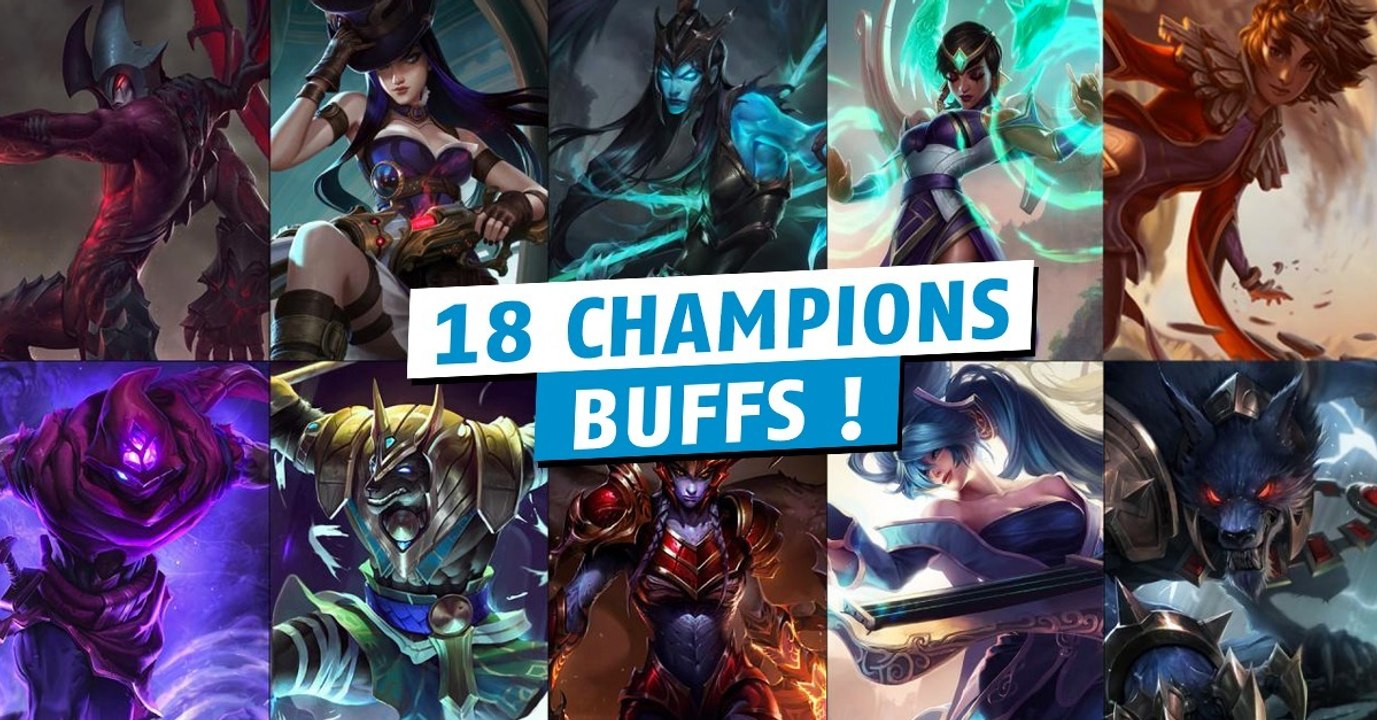 League of Legends : le prochain patch comportera des buffs de dégâts pour presque 20 champions