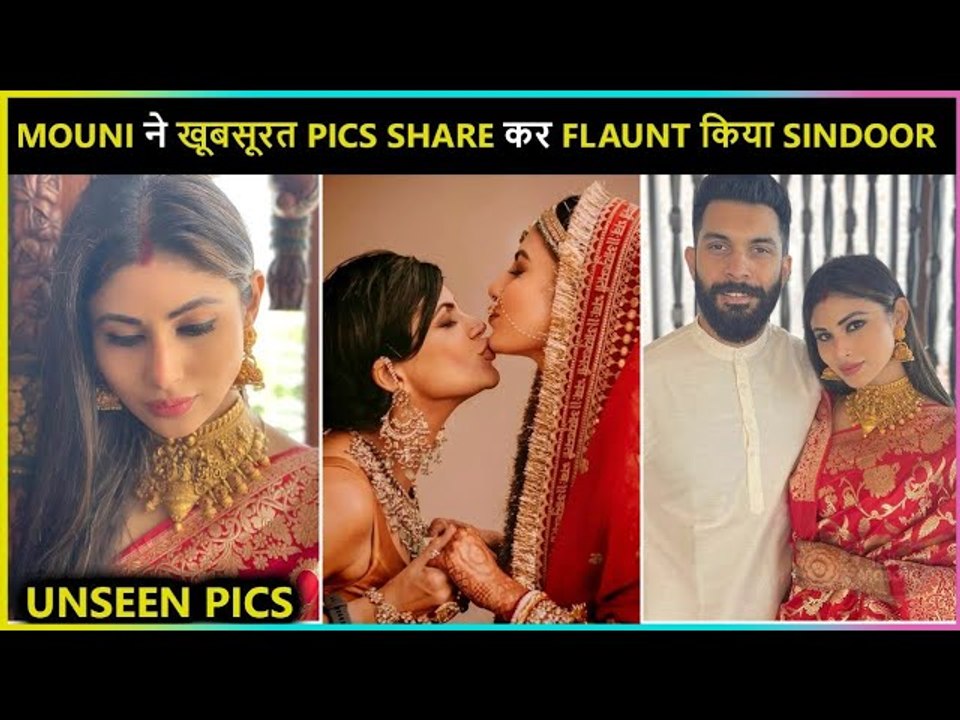 Mouni FLAUNTS Her Sindoor, Stuns In Red Saree, Mandira Bedi Shares Unseen Wedding Pics