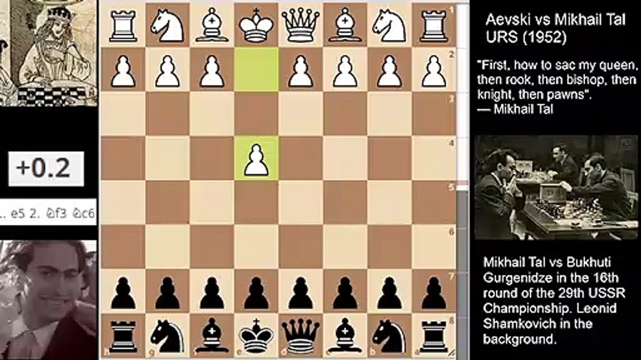 Mikhail Tal takes advantage of whites premature attack in the Sicilian Defense