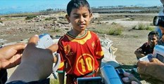 Victime du tsunami en Indonésie, ce petit garçon a vu sa vie transformée grâce à Ronaldo