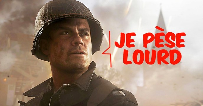 Call of Duty WW2 : le poids sur PS4 est énorme, 2x plus que sur XBOX !