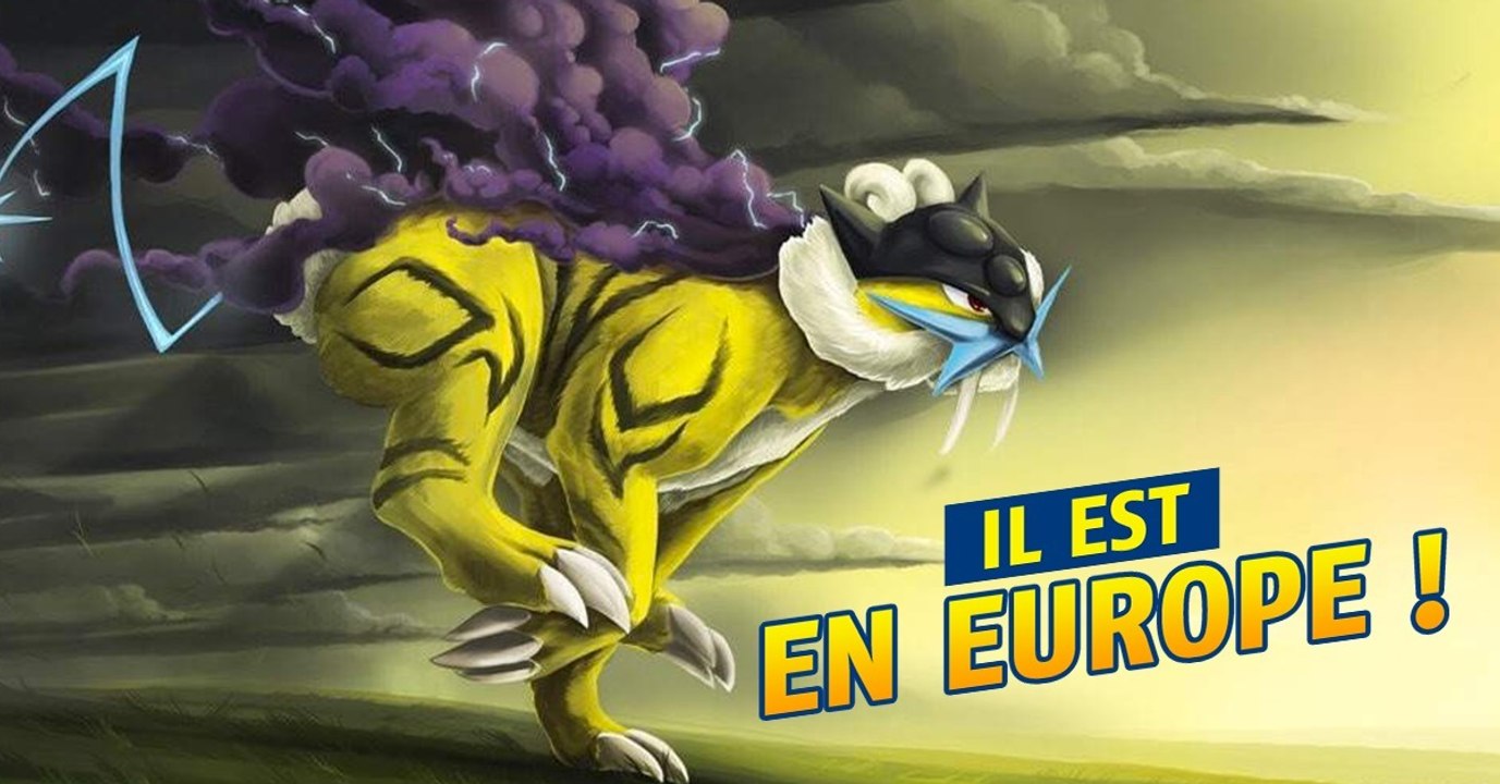 Pokémon Go : Raikou est désormais disponible en Europe, voici comment l'attraper