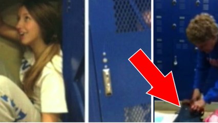 Elle se cache pour démasquer le voleur du lycée. Scandale quand elle découvre qu'il s'agit de leur prof de sport