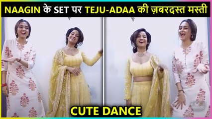 Tejasswi-Adaa Full Masti On Naagin 6 Set
