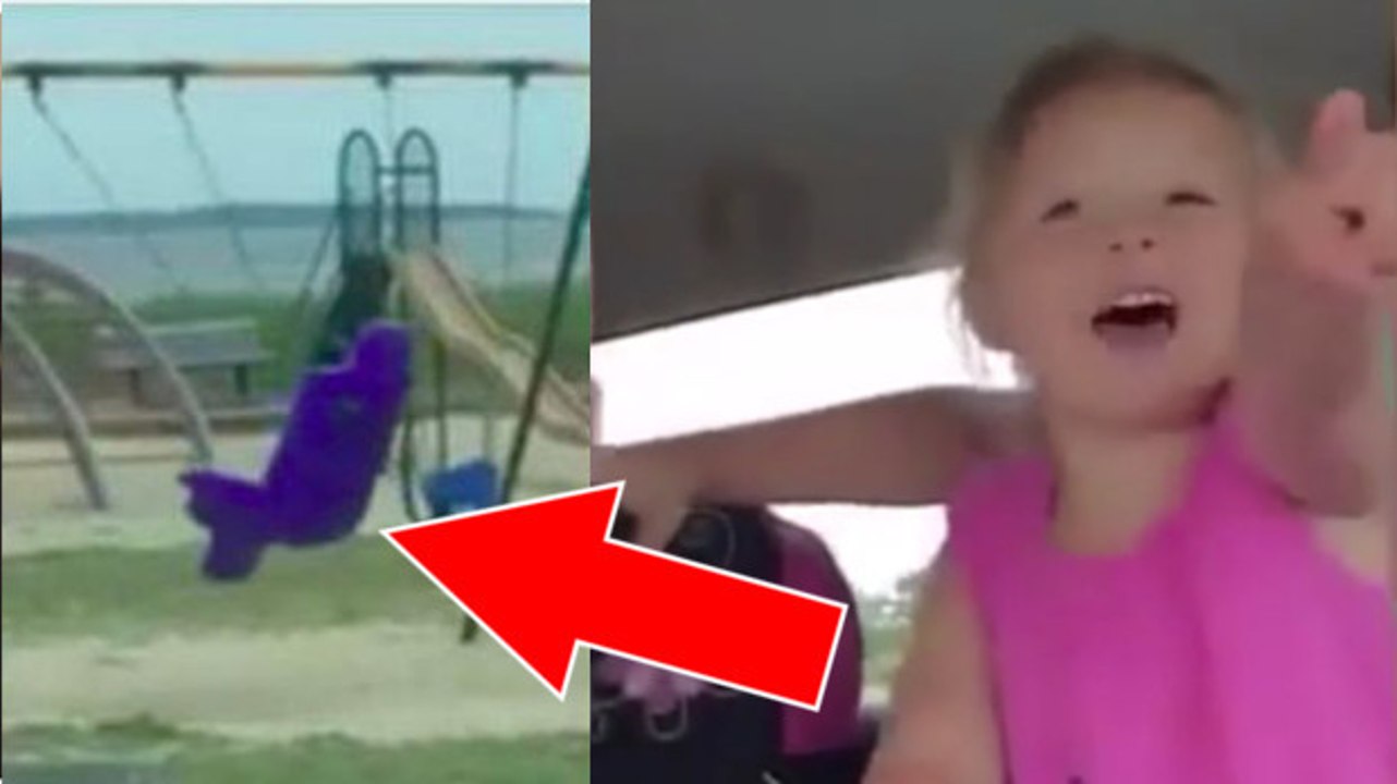 Il amène ses filles dans un parc quand il remarque ça ! Effrayant !
