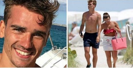 Antoine Griezmann : en vacances, il prend un selfie avec une star de la télé-réalité