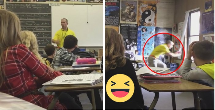 Un prof donne une leçon sur l'altruisme à ses élèves, puis… saute par la fenêtre