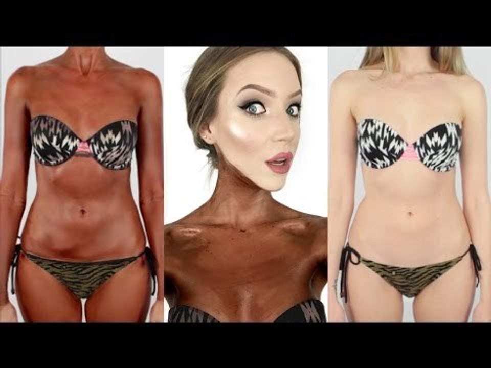 Insolite : une youtubeuse s'applique 100 couches d'autobronzant sur le corps