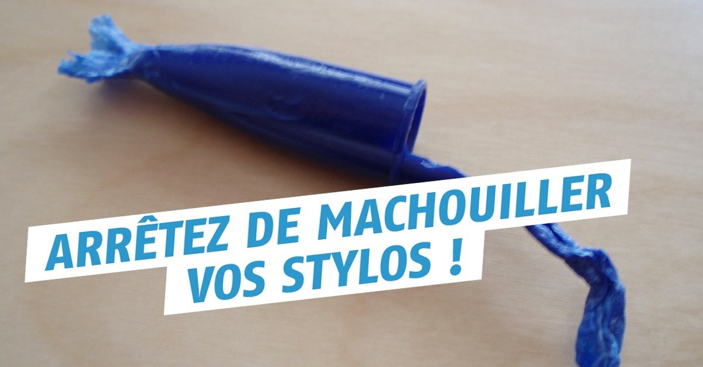 Pourquoi faut-il arrêter de mettre notre stylo dans la bouche ?