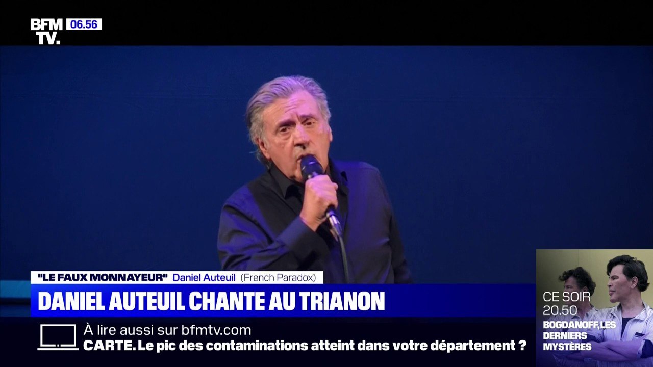 Retrouvez Daniel Auteuil et son spectacle musical "Déjeuner en l'air" au Trianon les 11 et 12 février prochain