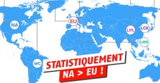 League of Legends : à en croire les statistiques NA > EU et la Corée est toujours loin devant