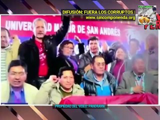 UN GOBIERNO TRAIDOR QUE BUSCA DEVOLVER FAVORES A EVO