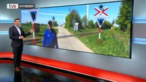 Flere traktorer i trafikken | Arriva | Banedanmark | Jernbaneoverskæring | 15-05-2017 | TV SYD @ TV2 Danmark