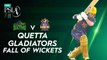 Quetta Gladiators Fall Of Wickets | Multan Sultans vs Quetta Gladiators | Match 7 | HBL PSL 7 | ML2G