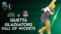 Quetta Gladiators Fall Of Wickets | Multan Sultans vs Quetta Gladiators | Match 7 | HBL PSL 7 | ML2G