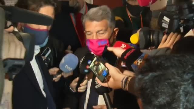 Laporta: Quedan horas sobre el tema Dembélé y sobre el tema Aubameyang. Están muy complicados