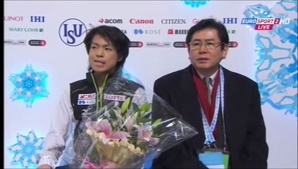 GPF14 - Commentators mention Hanyu (ESP ITA)