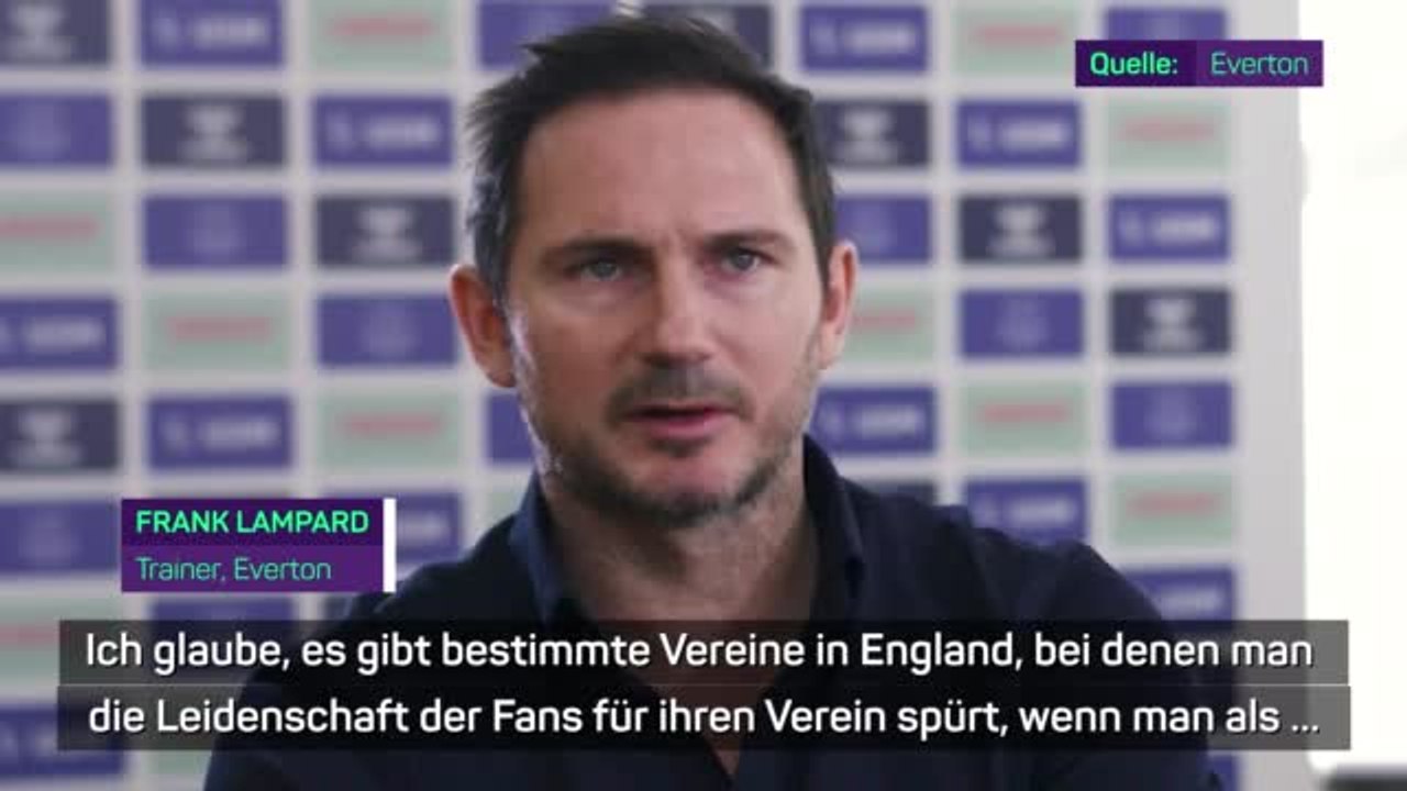 Lampard zu Everton: 'Spürt die Leidenschaft'