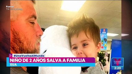 ¡Pequeño héroe! Un niño de dos años salvó a su familia de un #incendio al alertar a sus papás de las llamas que consumían su hogar, esto luego de que los adultos perdieran el olfato a causa de Covid-19.