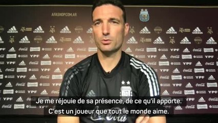 Argentine - Scaloni : "Di Maria a quelque chose de différent des autres"