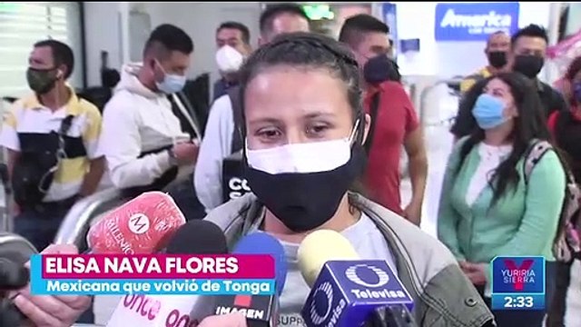 Biólogos varados en Tonga regresan a México y relatan su experiencia