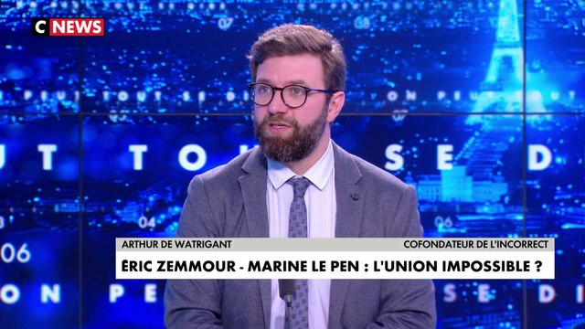 Arthur de Watrigant : «Marine Le Pen, l’union des droites, ça n’a jamais été son truc. D’ailleurs, c’était une des grandes divergences qu’elle avait avec Marion Maréchal»