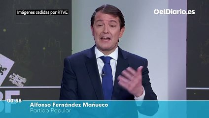 Minuto de oro de Alfonso Fernández Mañueco (PP)
