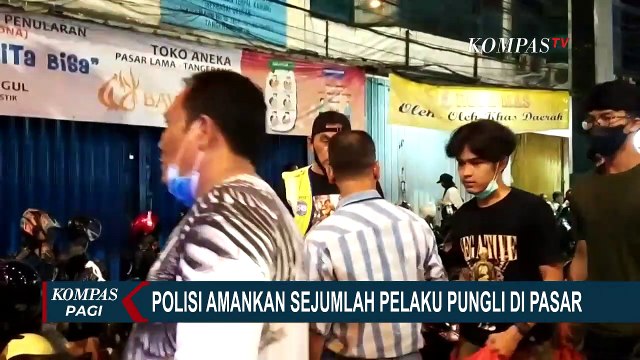 Polisi Tangkap Lima Pelaku Pungli di Pusat Kuliner Pasar Lama Tangerang