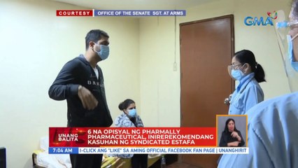 6 na opisyal ng Pharmally Pharmaceutical, inirerekomendang kasuhan ng syndicated estafa | UB