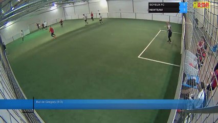 But de Gregory (5-3) - SOYEUX FC Vs NEWTEAM - 31/01/22 19:00 - LIGUE 3 - Poitiers Game Parc