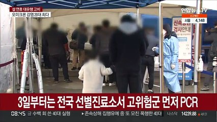 3일부터 전국 선별진료소서 고위험군 우선 PCR…노바백스 접종