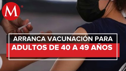 Inicia vacunación de refuerzo a personas de 40 a 49 años con Sputnik V en CdMx