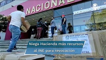 Download Video: Hacienda no otorgará más recursos para revocación de mandato, informa el INE