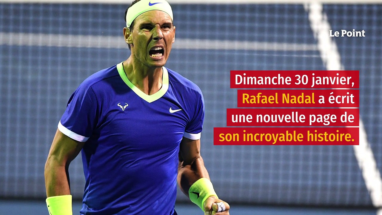 Open d'Australie : Nadal remporte son 21e grand chelem, un record