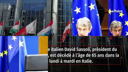 Le président du Parlement européen, l'Italien David Sassoli est mort