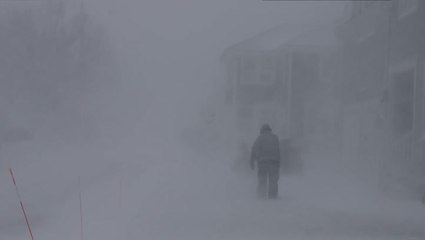 Download Video: Bostonians describe zero-visibility conditions at peak of blizzard